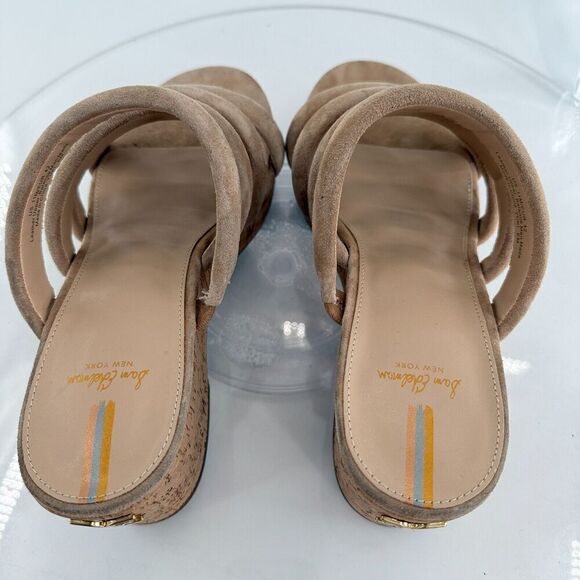 Sam Edelman Women's Yuki Sandals Size 11 Suede Strappy Cork Wedge Platform - Picture 3 of 14